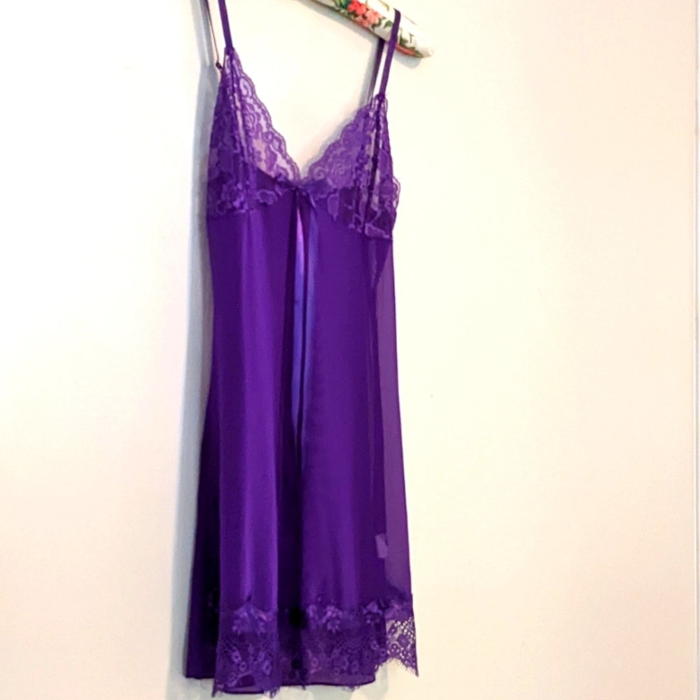 Sheer Purple Nightgown